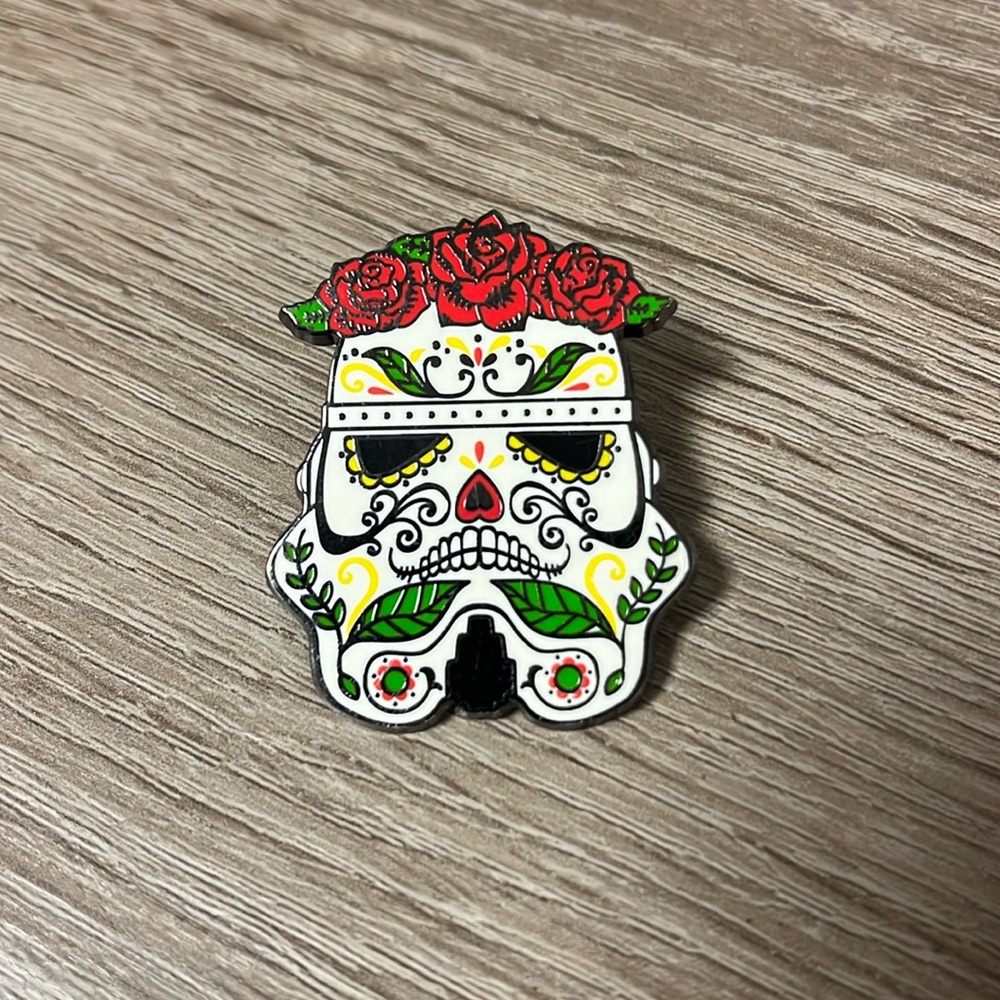 Star Wars Dia De Los Muertos Stormtrooper Pin